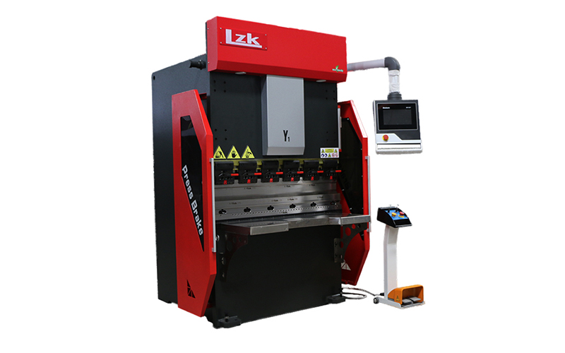 LZK |China Red Series HPB-30T1200 Servo-CNC-Abkantpresse mit DELEM DA53T System